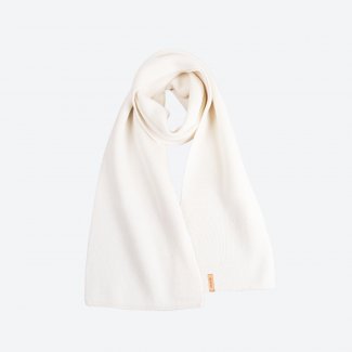 Set beanie A152, scarf S07 - white