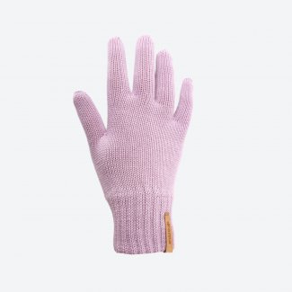 Set scarf S07, gloves R102 - pink