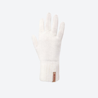 Set beanie A109, scarf S22, gloves R101 - off white