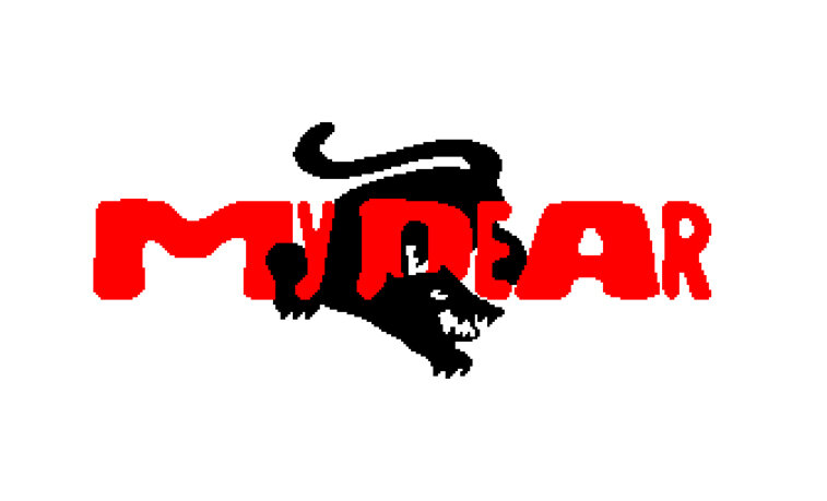 Grafický motiv pro pletený svetr My Dear Clothing před převedením do úpletu.