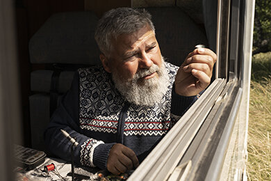 Pullover aus Merinowolle Kama 4096