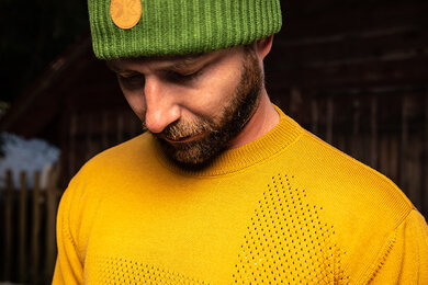 Pánský pletený Merino svetr Kama 4109