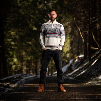 Pullover aus Merinowolle Kama 471