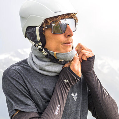 Pletený Merino nákrčník Kama S31, Pánské Merino triko Kama T402, Tecnowool Merino rukávy N01