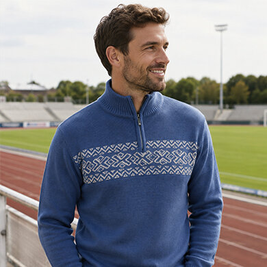 Pullover aus Merinowolle Kama 4069