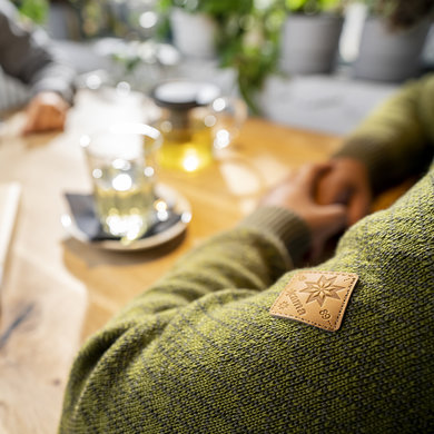 Pullover aus Merinowolle Kama 5038