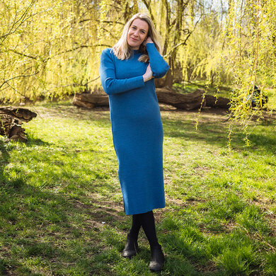 Strickkleid aus Merinowolle Kama 5048