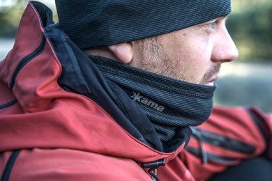 Tecnowool Halsschlauch aus Merinowolle Kama S03, Tecnowool Merino Mütze Kama A03