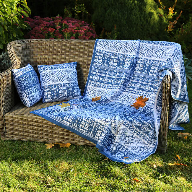 Knitted Merino blanket Kama Q4101