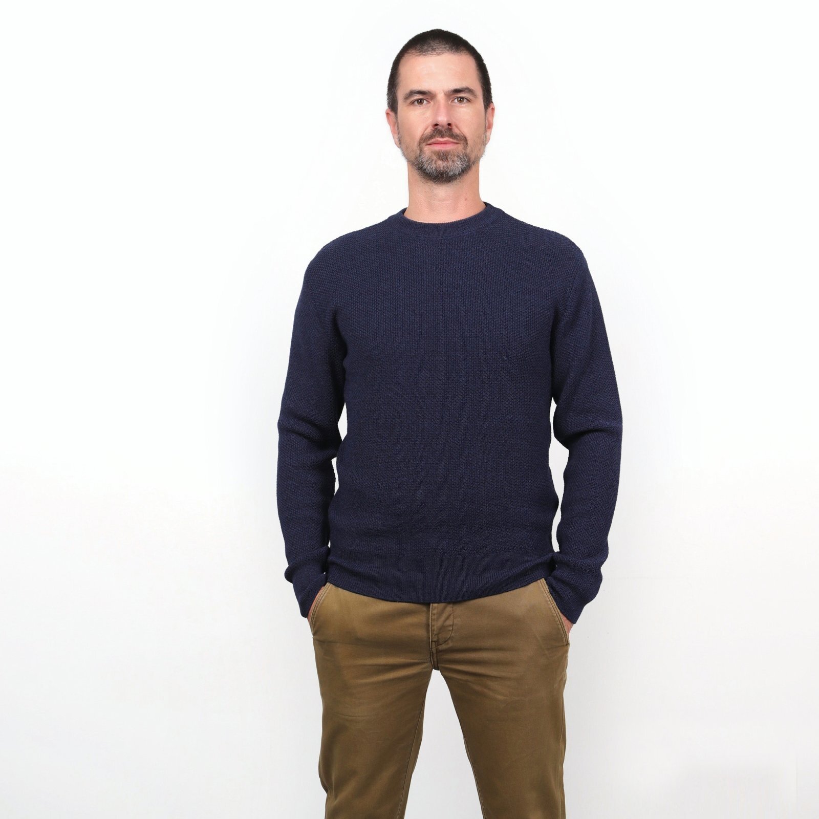Pullover aus Merinowolle Kama 4062