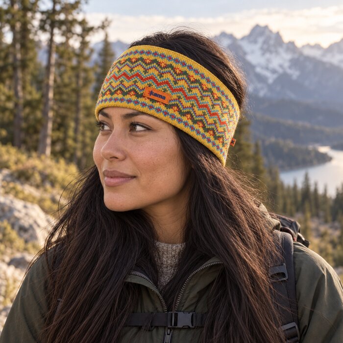 Knitted Merino headband Kama C80