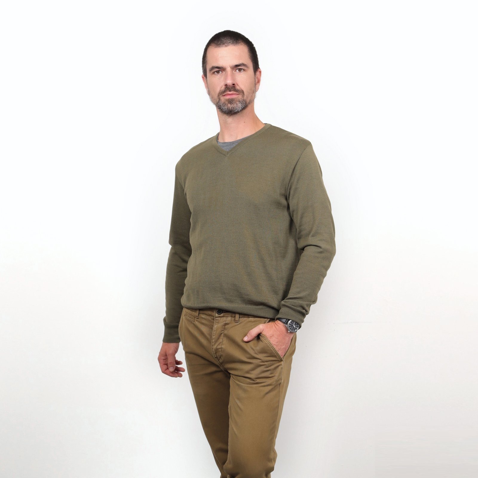 Merino sweater Kama 4104