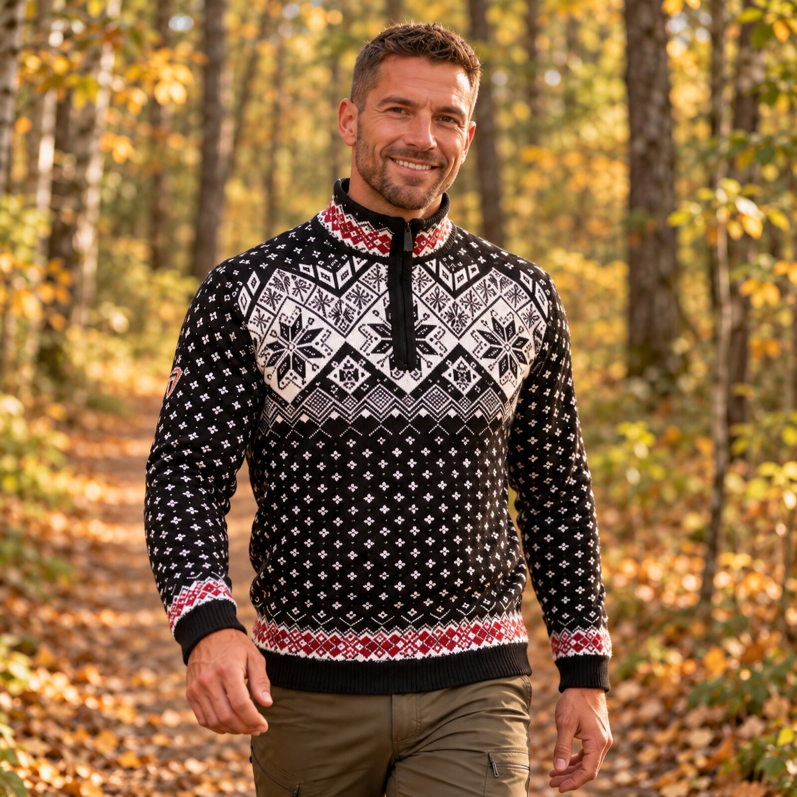 Merino svetr KAMA 3082 WINDSTOPPER® 