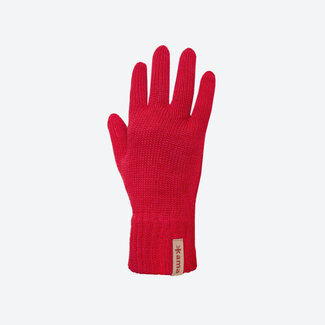 Set šála S22, rukavice R101 - červená