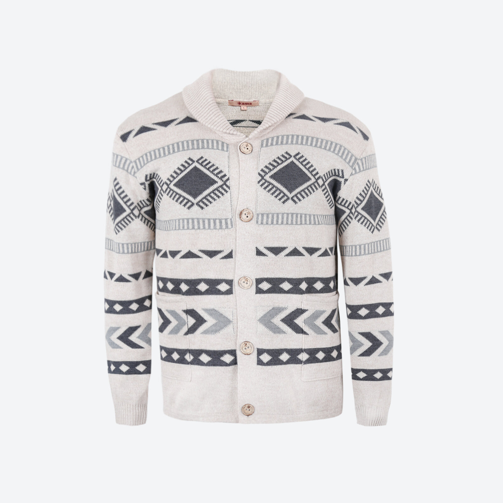 Pullover aus Merinowolle Kama 4098