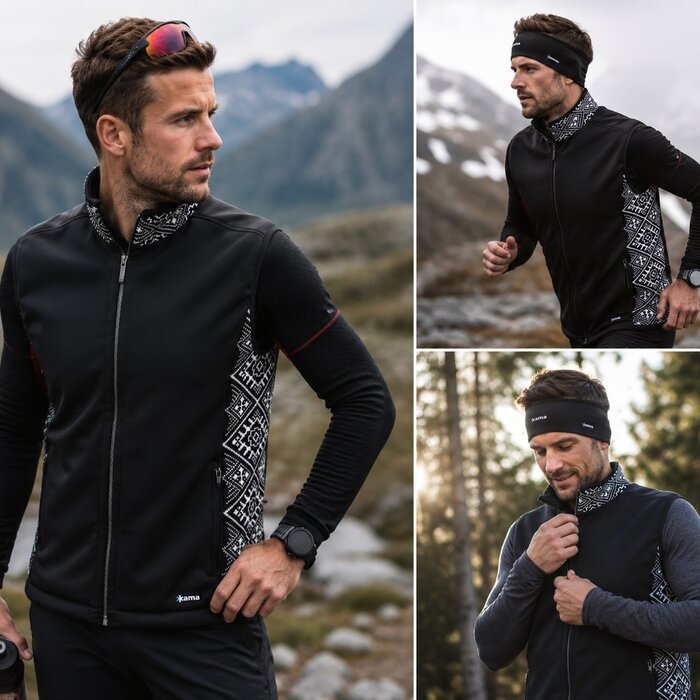 Softshell Merino Weste KAMA 3010