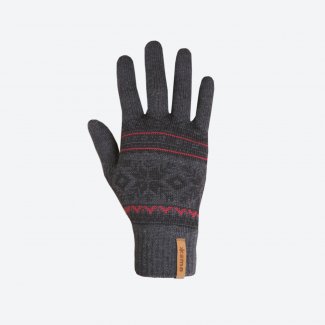 Gestrickte Handschuhe aus Merinowolle Kama R108