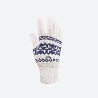 Gestrickte Handschuhe aus Merinowolle Kama R107