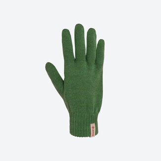 Set Schal S22, Handschuhe R101 - Dunkelgrün