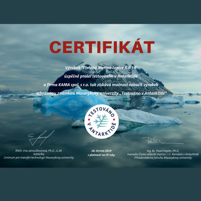 Pletená Merino GORE® WINDSTOPPER® čepice Kama AW54