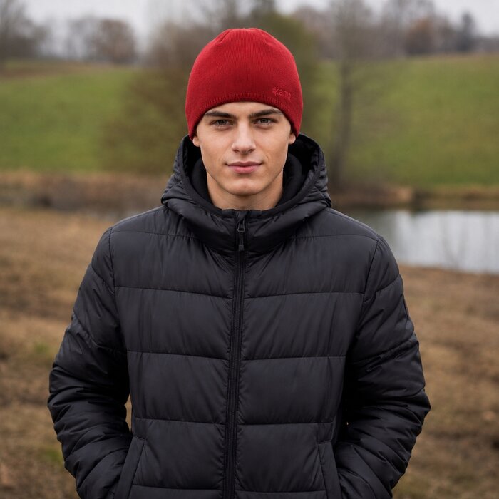 Knitted Merino beanie Kama AW69