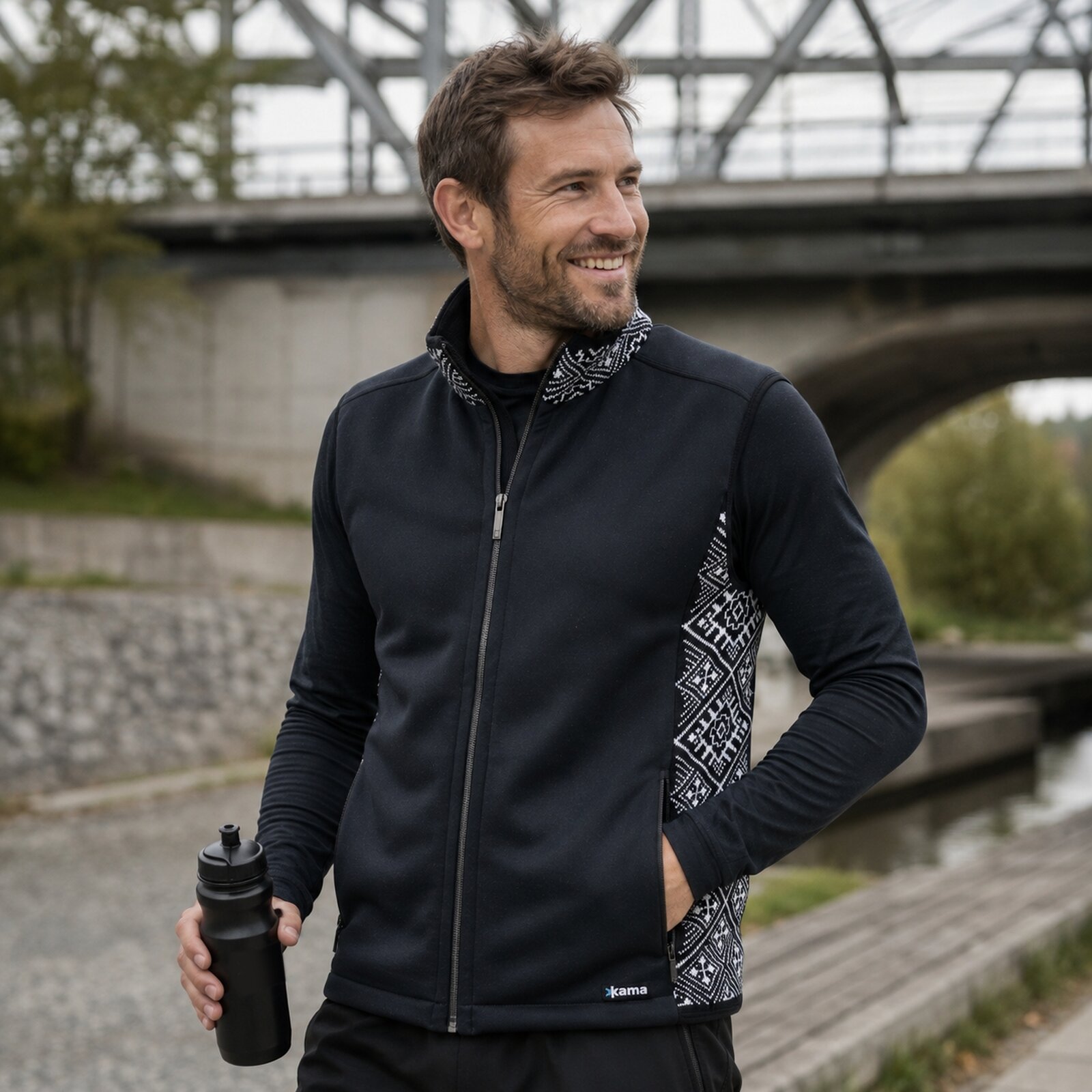 Softshell Merino Weste KAMA 3010