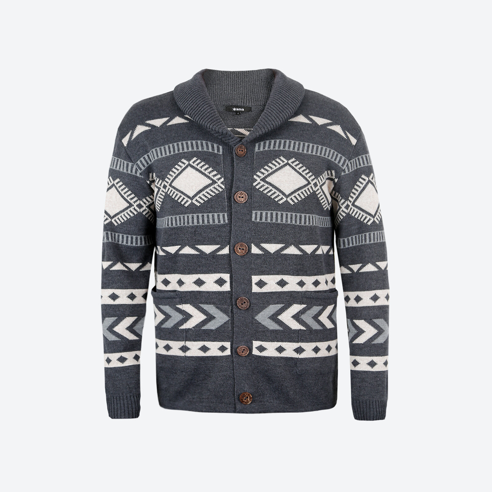 Pullover aus Merinowolle Kama 4098