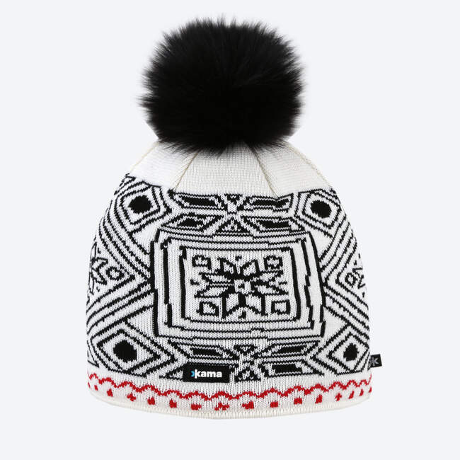 Knitted Merino beanie Kama AND A03