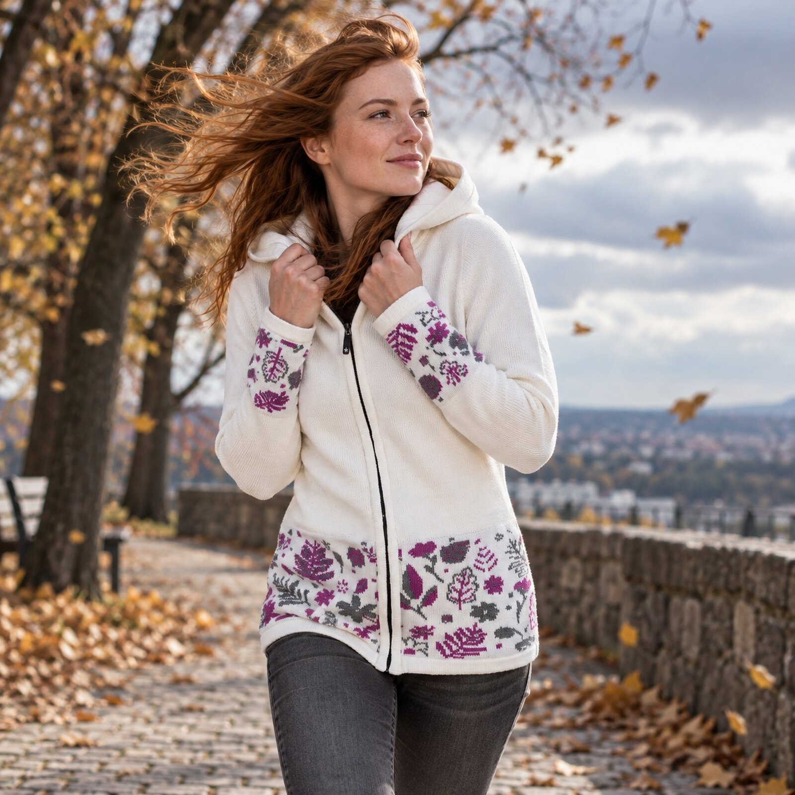 Dámský merino svetr KAMA 5050 WINDSTOPPER®