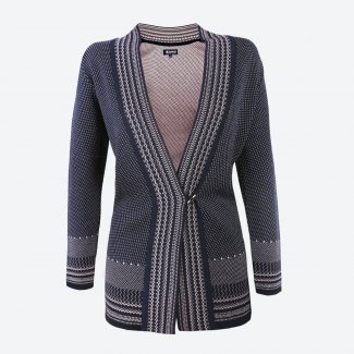 Knitted Merino cardigan sweater Kama 5030