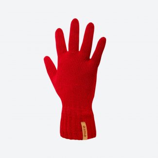 Set Schal S07, Handschuhe R102 - Rot